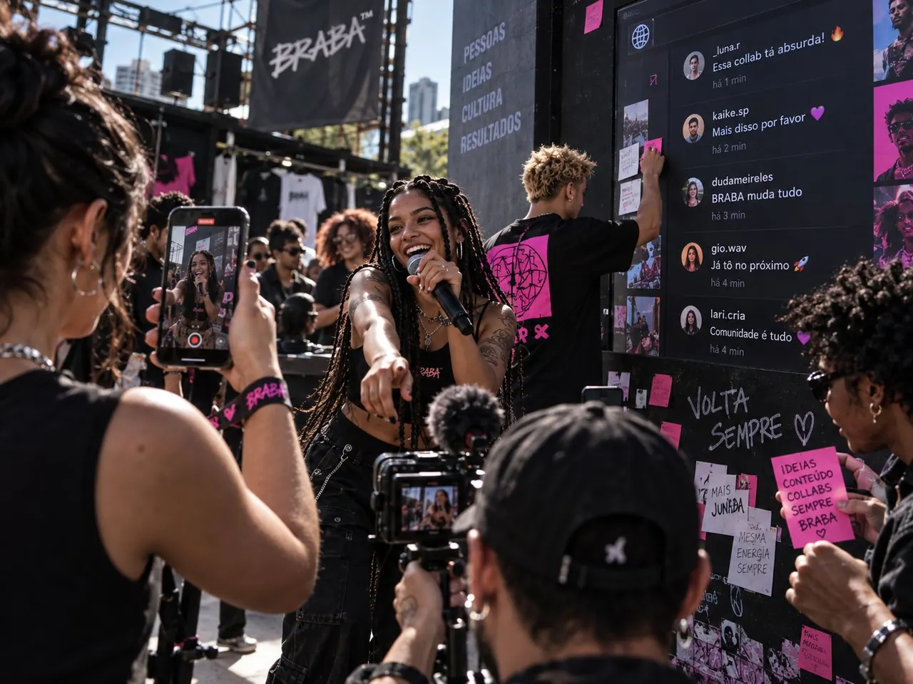 People carrying a cultural moment through cameras, phones and participation